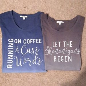 T-shirts from Maurices